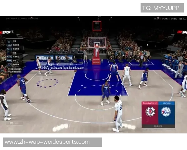 快船与76人激战正酣双方明星球员争夺胜利荣耀